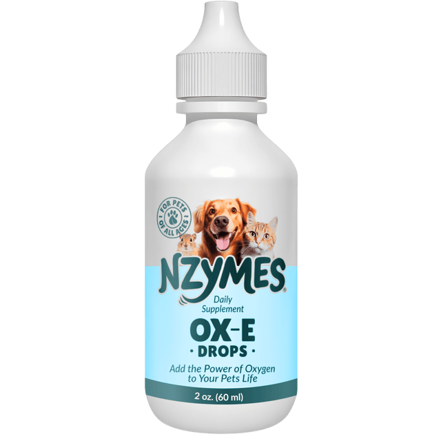 Bottle of Nzymes® Ox-E-Drops – Gentle Spot Treatment for Irritated Skin and Daily Care