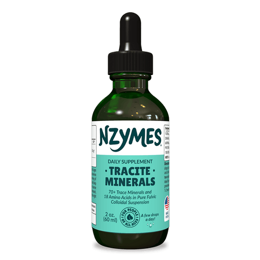 Nzymes® Tracite Minerals for People – Plant-Derived Trace Minerals & Amino Acids for Energy, Detox & Cellular Health