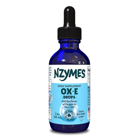 Nzymes® Ox-E-Drops for People – Alkaline Oxygen Supplement for Immune Support, Energy & Detox